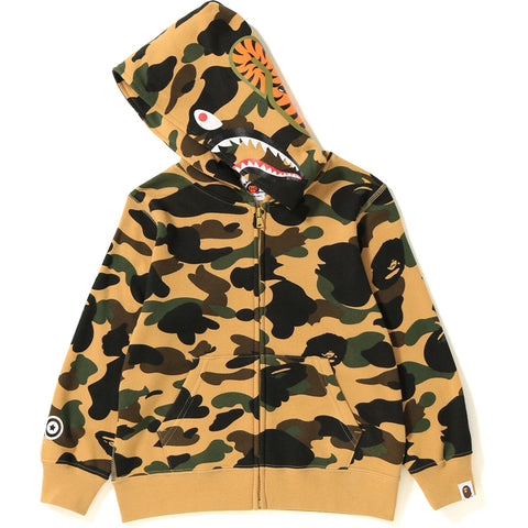 1ST CAMO SHARK ZIP HOODIE KIDS