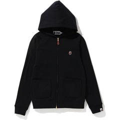 QUILTING APE HEAD ZIP HOODIE LADIES