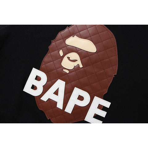 QUILTING APE HEAD ZIP HOODIE LADIES