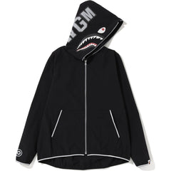 STRETCH REFLECTIVE SHARK FULL ZIP HOODIE LADIES