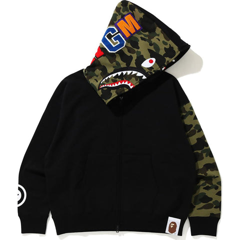 GIANT SHARK FULL ZIP HOODIE MENS