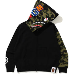 GIANT SHARK FULL ZIP HOODIE MENS