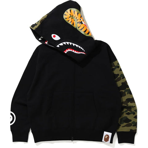 GIANT SHARK FULL ZIP HOODIE MENS