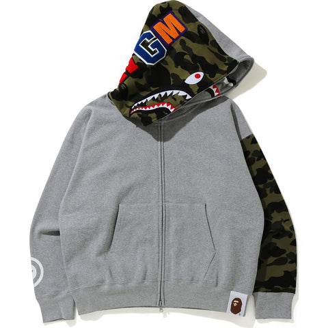 GIANT SHARK FULL ZIP HOODIE MENS