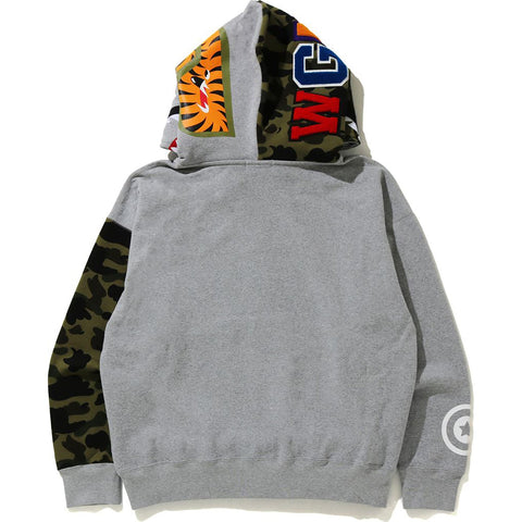 GIANT SHARK FULL ZIP HOODIE MENS