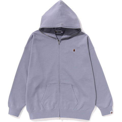APE HEAD ONE POINT OVERSIZED FULL ZIP HOODIE LADIES