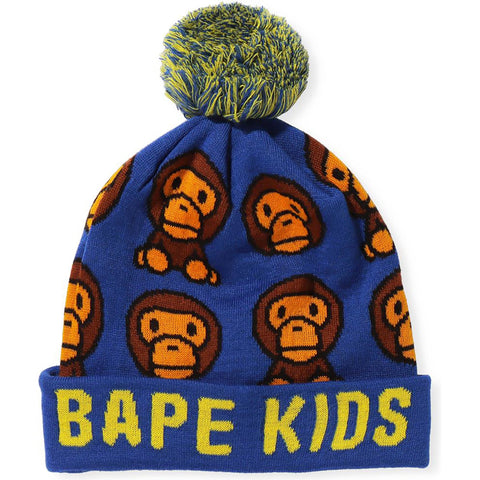 BABY MILO PATTERN KNIT CAP KIDS