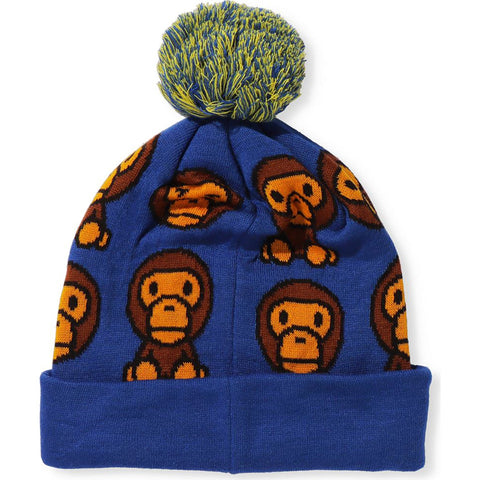 BABY MILO PATTERN KNIT CAP KIDS