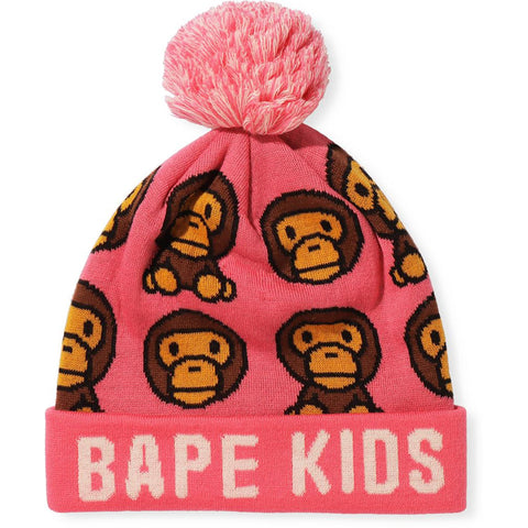 BABY MILO PATTERN KNIT CAP KIDS