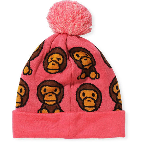 BABY MILO PATTERN KNIT CAP KIDS