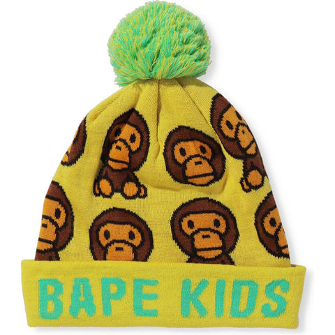 BABY MILO PATTERN KNIT CAP KIDS