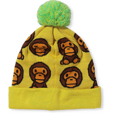 BABY MILO PATTERN KNIT CAP KIDS