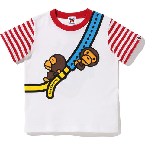 BABY MILO ONE SHOULDER PRINT TEE KIDS