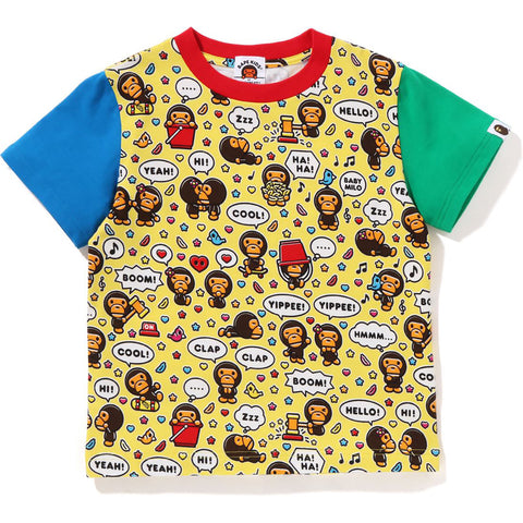 BABY MILO SPEECH BALLOON TEE KIDS