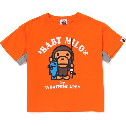 BABY MILO BLACK BASS LOOSE FIT TEE KIDS