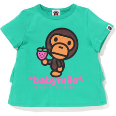 BABY MILO STRAWBERRY FRILL TEE KIDS