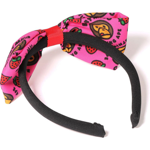 BABY MILO STRAWBERRY RIBBON HEADBAND KIDS