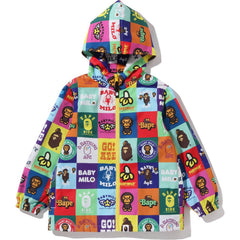 BABY MILO PATCHWORK PATTERN HOODIE JACKET KIDS