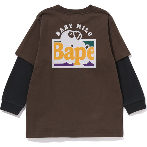BABY MILO LAYERED L/S TEE LOOSE FIT KIDS
