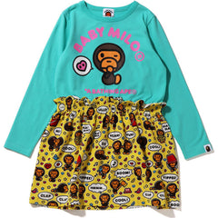 BABY MILO SPEECH BALLOON LAYERED ONEPIECE KIDS