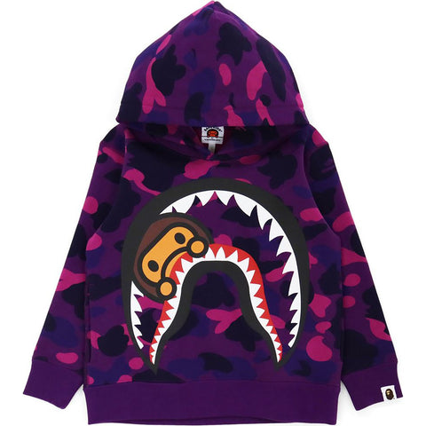 COLOR CAMO MILO SHARK PULLOVER HOODIE KIDS