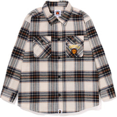 CHECK BABY MILO EMBROIDERY SHIRT KIDS