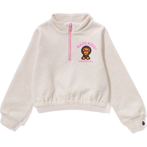 BABY MILO HALF ZIP SWEATSHIRT KIDS