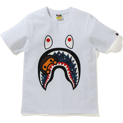 SPACE CAMO MILO SHARK TEE LADIES