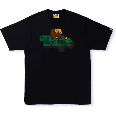 COLOR CAMO MILO ON BAPE TEE MENS