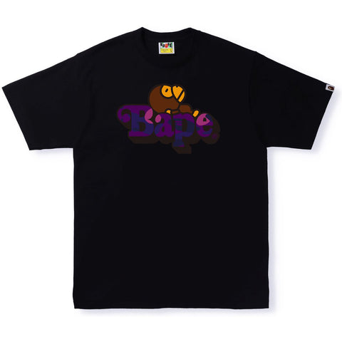 COLOR CAMO MILO ON BAPE TEE MENS