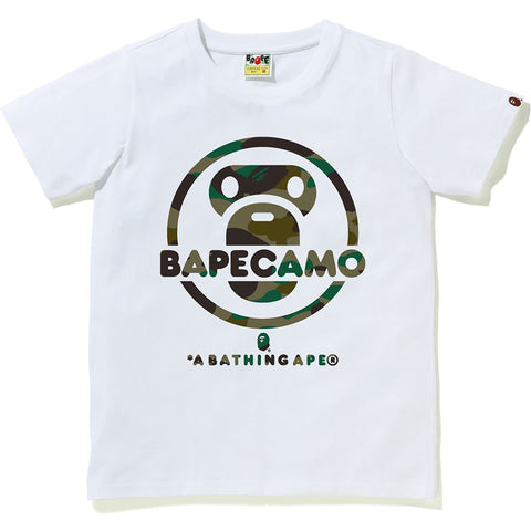 1ST CAMO MILO FACE BAPE CAMO TEE LADIES