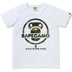 1ST CAMO MILO FACE BAPE CAMO TEE LADIES