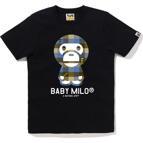 BLOCK CHECK BABY MILO TEE LADIES