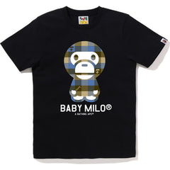 BLOCK CHECK BABY MILO TEE LADIES