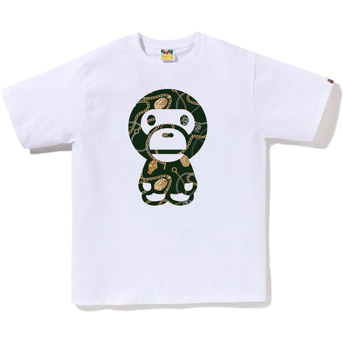 BAPE JEWELS BIG BABY MILO TEE MENS