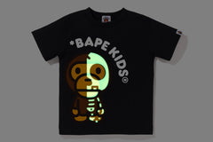 BABY MILO SKULL GLOW IN THE DARK TEE KIDS