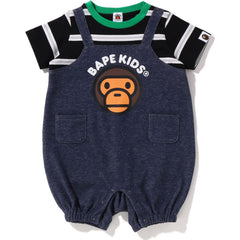 BABY MILO SALOPETTE LAYERED ROMPERS KIDS
