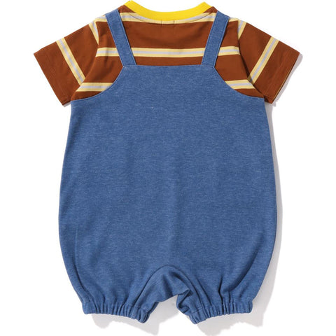 BABY MILO SALOPETTE LAYERED ROMPERS KIDS