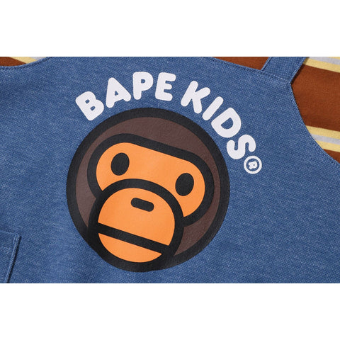 BABY MILO SALOPETTE LAYERED ROMPERS KIDS