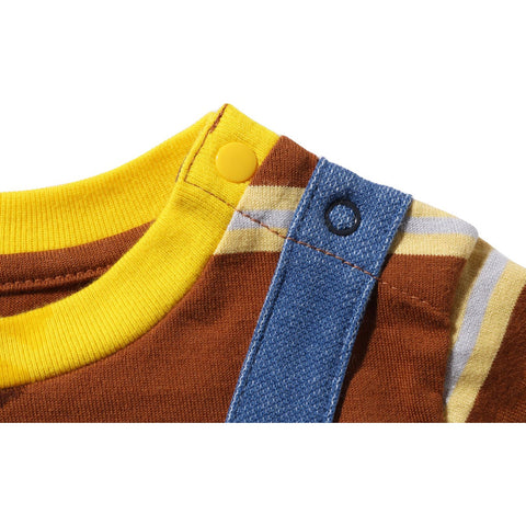BABY MILO SALOPETTE LAYERED ROMPERS KIDS