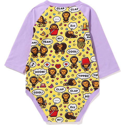 BABY MILO SPEECH BALLOON BIB SET BODYSUIT KB KIDS