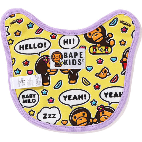 BABY MILO SPEECH BALLOON BIB SET BODYSUIT KB KIDS