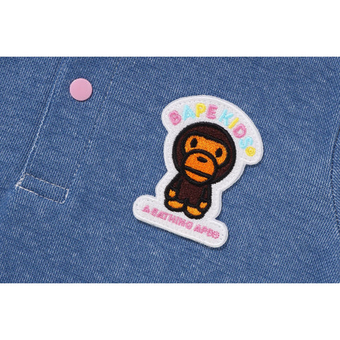 BABY MILO JERSEY DENIM SAILOR COLLAR BODYSUIT KIDS