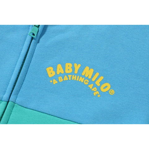 BABY MILO POCKET COLOR BLOCK ZIP HOODIE KIDS