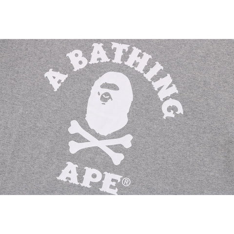APE CROSSBONE COLLEGE L/S TEE MENS