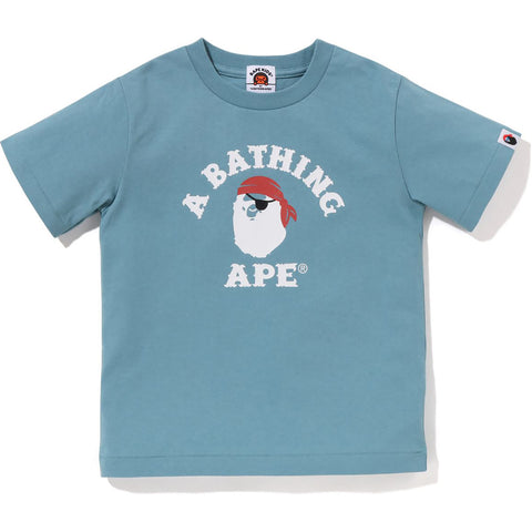 APE PIRATE COLLEGE TEE KIDS