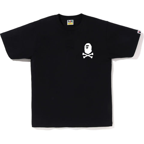 APE CROSSBONE EMBLEM TEE MENS