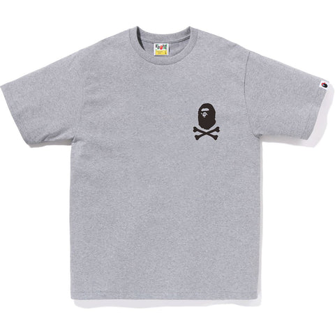 APE CROSSBONE EMBLEM TEE MENS