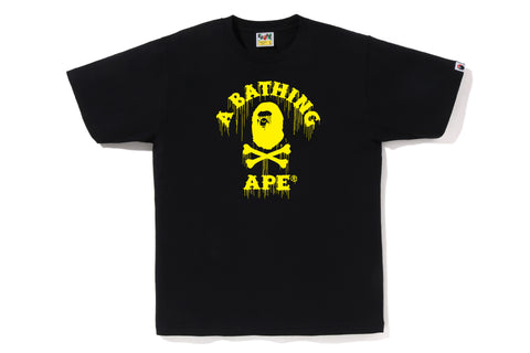 DRIP APE CROSSBONE COLLEGE TEE MENS