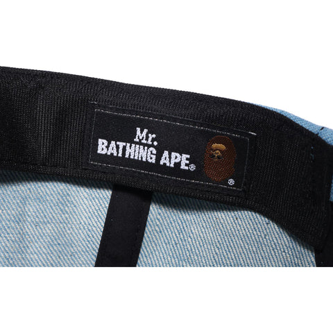 WASHED DENIM CAP MENS